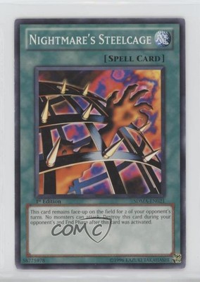 2010 Yu-Gi-Oh! Marik Structure Deck 1st Edition Nightmare's Steelcage 0ob9-image