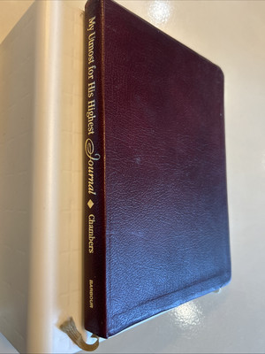 My Utmost for His Highest Daily Devotional Journal Oswald Chambers Leather-image
