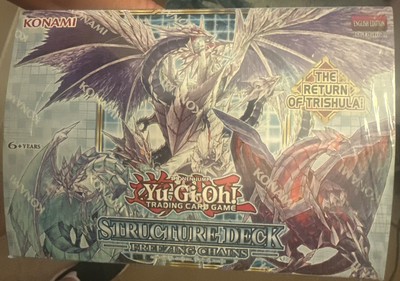 Yu-Gi-Oh! Freezing Chains Structure Deck Display 1st Edition 8 Decks Sealed Box-image