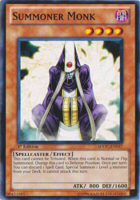 Yu-Gi-Oh! - Summoner Monk  (SDDC-EN017) - Structure Deck Dragons Collide - NM-image