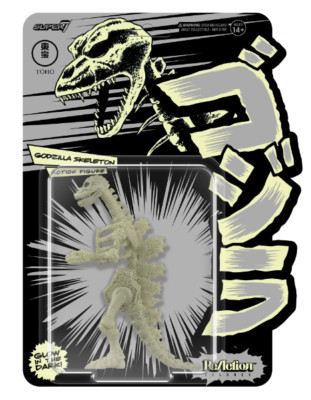 Godzilla Skeleton Glow ReAction Figure Super 7-image