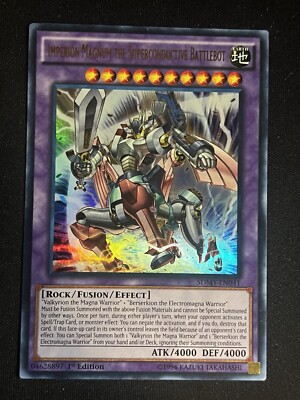 Yu-Gi-Oh! Imperion Magnum the Superconductive Battlebot SDMY Ultra Rare 1st Ed-image