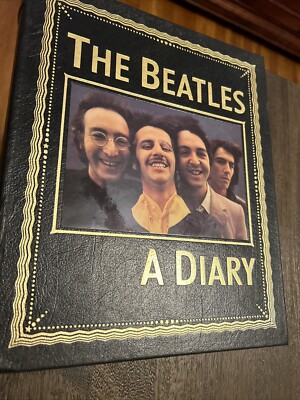 The Beatles A Diary, Barry Miles, Easton Press Leather Bound-image