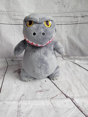 Kidrobot Godzilla Hugme Gray Plush Stuffed Animal 7in-image