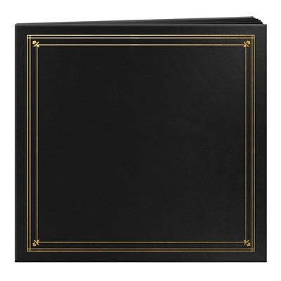 Pioneer Photo Albums BSP-46/BK 204-Pocket Post Bound Leatherette Cover Photo ...-image