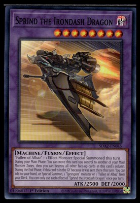 Structure Deck: Albaz Strike #SDAZ-EN045 Sprind the Irondash Dragon-image