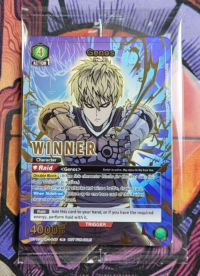 Genos OPM-048 Winner Tournament Promo	Union Arena Card English One Punch Man-image