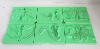 1995 Godzilla King of the Monsters Figure Maker Rodan Mecha-Ghidorah RoseArt Toy-image