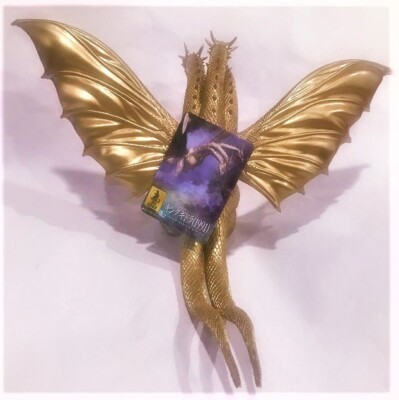 NEW! 1991 GHIDORAH BANDAI MOVIE MONSTER MINTwTAG USA SELLER!!! GODZILLA-image