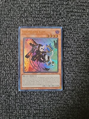 YuGiOh Structure Deck: Albaz Strike 1st Ed Ultra Rare Springans Kitt - OC2894-image