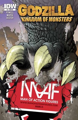 Godzilla Kingdom of Monsters #1 Man of Action Figures -image