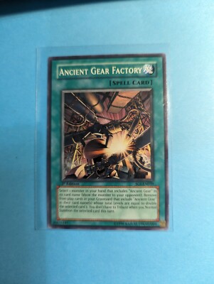 Yu-Gi-Oh! TCG Ancient Gear Factory Structure Deck SD10-EN021 1st Edition NP NM+-image