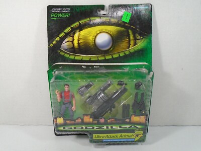 1998 TRENDMASTERS--GODZILLA--ULTRA ATTACK ANIMAL FIGURE (LOOK)-image
