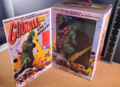NECA Green Godzilla King Of The Monsters 65th Anniversary Figure w/ Atomic Blast-image