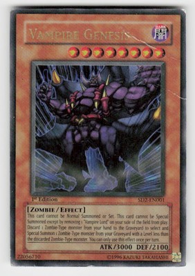 Structure Deck: Zombie Madness #SD2-EN001 Vampire Genesis 1st Edition-image