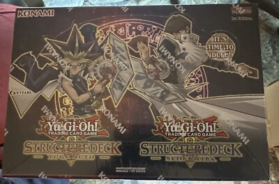 Yugioh Structure Deck Yugi Muto / Seto Kaiba Display Box (1st Edition)-image