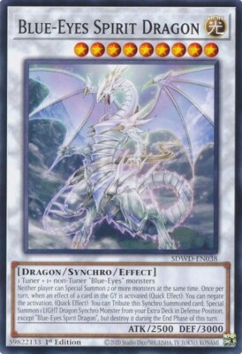 Yugioh! Blue-Eyes Spirit Dragon x3  SDWD-EN038 Structure Deck-image