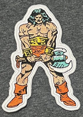 CONAN the BARBARIAN embroidered figure Patch action destroyer Warrior He-Man-image