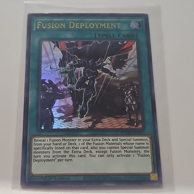 Yugioh Fusion Deployment SDCS-EN030 Super Rare 1st Ed NM-image