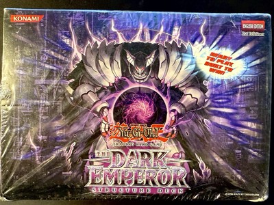 YuGiOh The Dark Emperor Structure Deck 1st Ed Display 8 Decks Factory Sealed-image