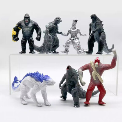 Godzilla Kong Mechagodzilla Skar King Shimo The New Empire 7pcs 3