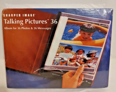 Sharper Image Talking Pictures 36: Album for 36 Photos & Messages *NEW*-image