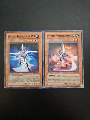 Mystic Swordsman LV2 & LV 4 SD5-EN013/14 - 1st Edition NM Yugioh-image