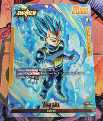 Vegeta Leader L	FB02-105 Secret Rare Alternate Art Dragon Ball Fusion World Card-image