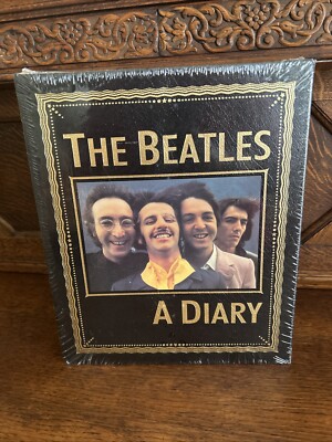 Beatles Book “A Diary” by Barry Miles Easton Press Leather Bound, New, Sealed-image
