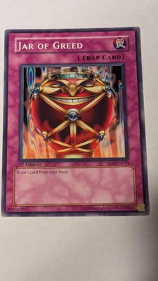 Jar of Greed SD3-EN029 Structure Deck: Blaze of Destruction 1st Edition-image