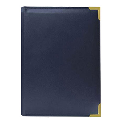 Pioneer SM-57 Brass Corner 5x7 Photo Album Navy Blue (Same Shipping Any Qty)-image