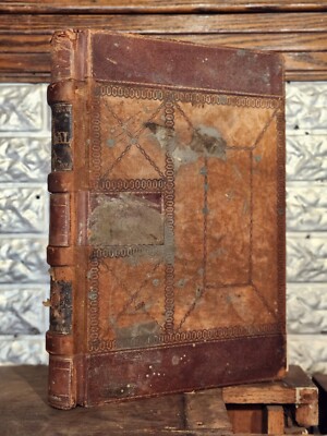 Antique 1874-75 Ledger Book Journal Dean Bros & Hoffman Chicago Detailed Entries-image