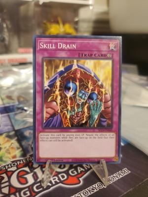 Skill Drain SR13-EN040 Structure Deck: Dark World 1st Edition Common Yugioh Card-image