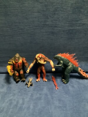 lot of 3 Godzilla x Kong The new empire action figures-image