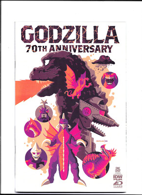 Godzilla 70th Anniversary Whalen  1:25 Variant Edition IDW 2024 One Shot *VF*-image