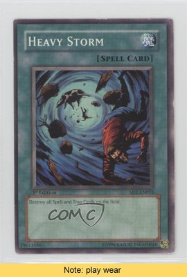 2005 Yu-Gi-Oh! Dragon's Roar Structure Deck 1st Edition Heavy Storm READ 2u3-image