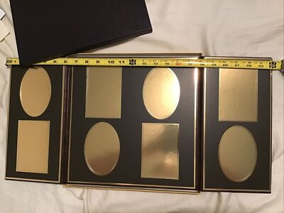 ART LEATHER picture/ photo folio brand new: Holds 8 photos of 3.5” X 5” Photos-image