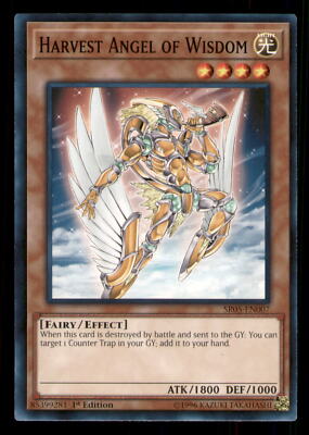 Yugioh Harvest Angel of Wisdom #SR05-EN007 Structure Deck: Wave of Light LP-image