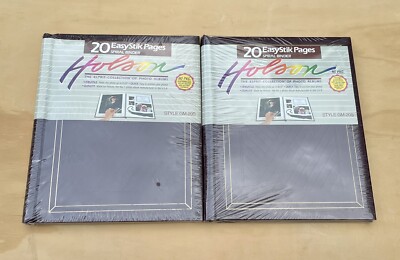 Vintage Holson 20 EasyStik Pages The Esprit Collection Photo Albums USA - NOS-image