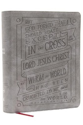 Thomas Nelson NKJV, Journal Reference Edition Bible, (Leather Bound) (UK IMPORT)-image