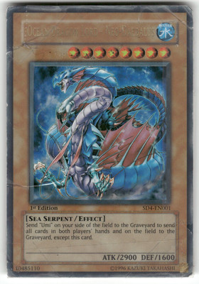 Ocean Dragon Lord Structure Deck: Fury from the Deep Ultra Rare Yugioh Damaged-image