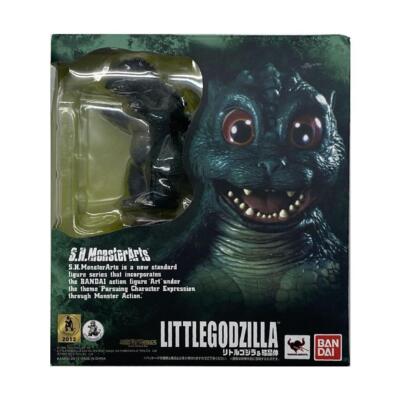 S.H.MonsterArts Little Godzilla and Crystal Action Figure Bandai Japan-image
