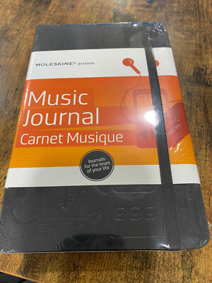 MOLESKINE, Embossed Leather Music Journal-image
