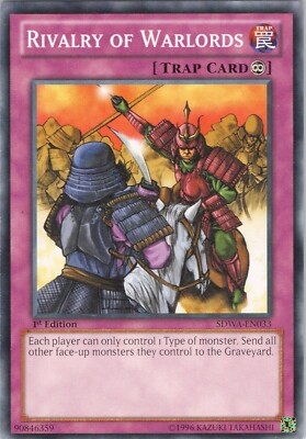 Rivalry of Warlords MP 1st SDWA (#2) Structure Deck: Samurai Warlords Yugioh-image