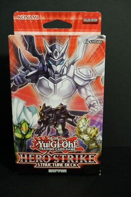 2015 YUGIOH UNLIMITED ED HERO STRIKE STRUCTURE DECK FACTORY SEALED NEW-image