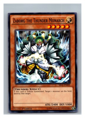Structure Deck: Emperor of Darkness #SR01-EN005 Zaborg the Thunder Monarch-image