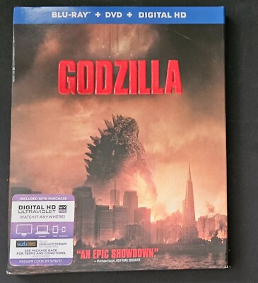 GODZILLA 2014 BLU-RAY Brand New Slipcase-image