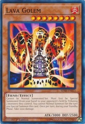 Lava Golem - SDSH-EN013 - Common - 1st Edition LP YuGiOh!  Structure Deck: Shadd-image