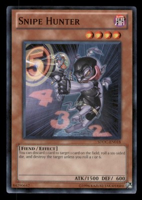 Yugioh Snipe Hunter #SDDC-EN018 Structure Deck: Dragons Collide LP-image