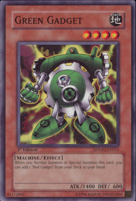 Yugioh Green Gadget #SDMM-EN015 Structure Deck: Machina Mayhem 1st Edition-image